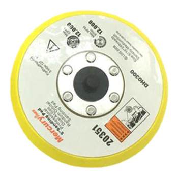 Pneumatic grinding disc 5-inch pneumatic disc polishing machine tray back velvet flocking brushed adhesive 125mm ເຄື່ອງກະດາດຊາຍ