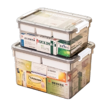 Xitianlong medicine box epidemic prevention suit storage box transparent medicine organizer home storage box medicine box