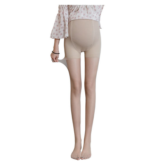 Pregnant women's stockings Spring and autumn summer ultra -thin pregnant women base sock socks female leggings anti -hook silk pantyhose pine stockings