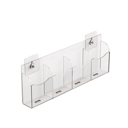 Air Conditioner and Tv Remote Control Hanging Storage Box Wall-Mounted Shelf Storage Rack Box Wall-Mounted Phone Holder