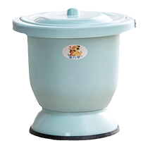 Elderly peoples high spittoon night toilet seat urinal urinal urinal bucket non-slip smelly thickening room for pregnant women and children
