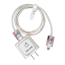Data cable protective case suitable for Apple 15 charger protective case iphone14promax mobile phone cable protective case 13 charging cable anti-break fast charging headphone winding cable ipad power supply