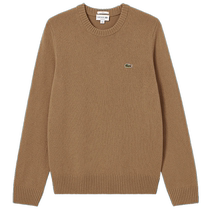 LACOSTE crocodile français hommes et femmes même style automne et hiver col rond pull en cachemire confortable) AH0442