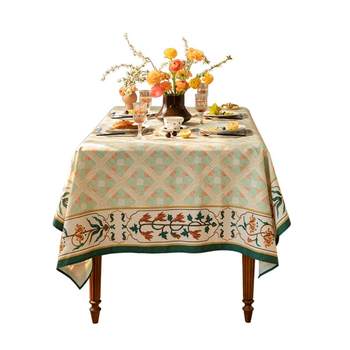 Pastel style victorian tablecloth ins rectangular Pastel style victorian tablecloth ins rectangular