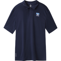 Camel outdoor quick-drying short-sleeved POLO shirt 2024 summer sweat-absorbent breathable T-shirt men and women same style couple tops
