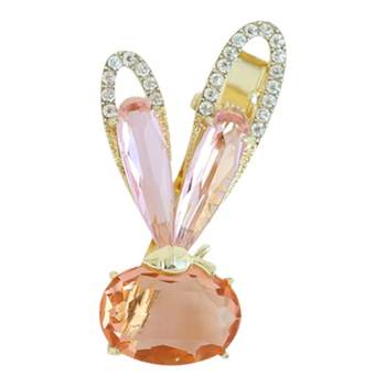 Crystal Color Rabbit Headdress Duckbill Clip Sparkling Cute Clip Headdress Hair Clip Side Bangs Hair Clip Accessories for Women