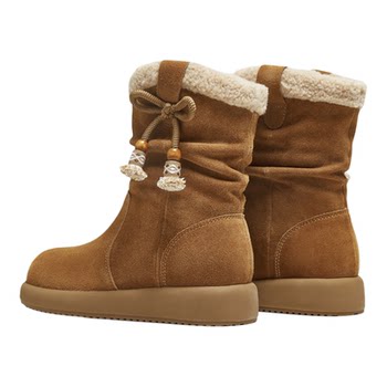 Him her winter pile short boots bear snow boots women