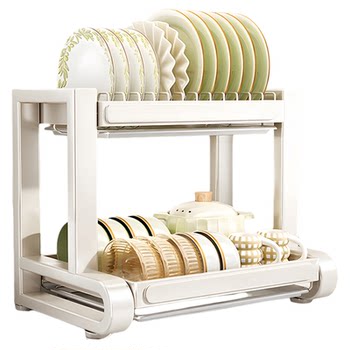 Kitchen bowl rack dish storage drain rack