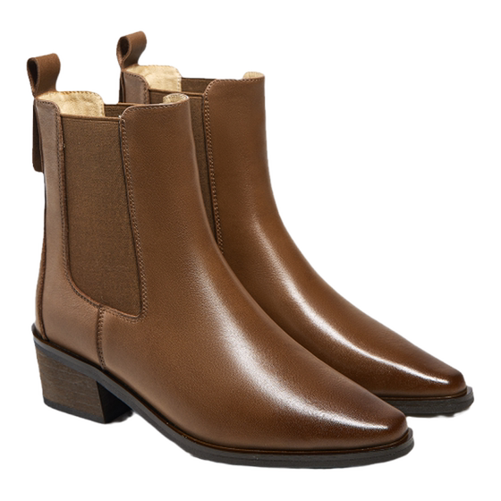 
Fed plush short boots winter new boots retro fashion boots thick heel chimney boots women's R1204-ZCA393