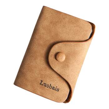 Bovis men's and women's card holder ultra-thin business card portable