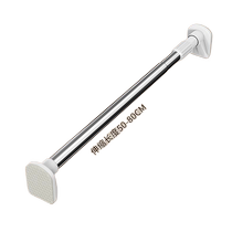 No punching telescopic rod no nail clothes drying rod stainless steel curtain hanging rod shower curtain rod door curtain wardrobe rod 824