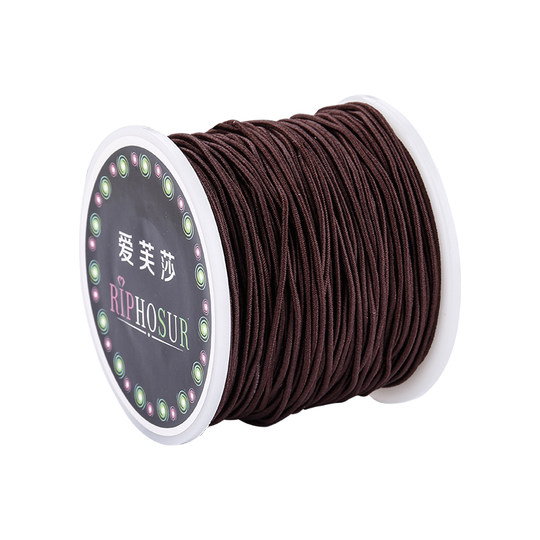 Bracelet elastic rope core-wrapped Buddhist beads cultural and play rope