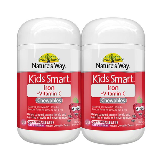 Nature's Way澳洲佳思敏儿童补铁钙铁锌VC小红脸婴儿补铁*2瓶