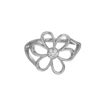 Ahchoo quiet luxury commuting simple versatile sunflower ring s925 sterling silver high-end ring for women