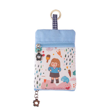 Key bag cute fabric pull-out universal multi-function