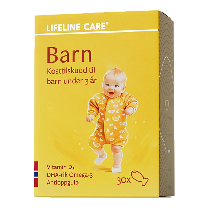 LifelineCare Norwegian small fish infant deep sea fish oil Omega 3dha baby children nutrition brain supplement
