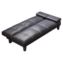 Lingmuzhe small apartment multifunctional folding sofa bed dual-purpose double three-seater simple office lunch break sofa