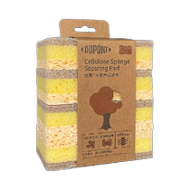 () DuPont wood pulp cotton scouring pad dishwashing pot dishwashing artifact durable oil removal rag 4 pieces