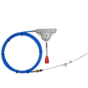 Ship engine and propeller engine throttle cable
