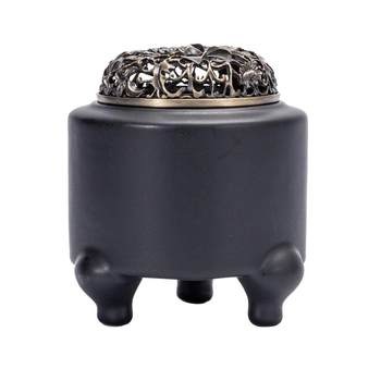 Nanjue High-Temperature Electronic Incense Burner for Home Use with Timer and Temperature Adjustment, Anti-Dry Burning Electric Incense Burner for Incense Powder and Essential Oils