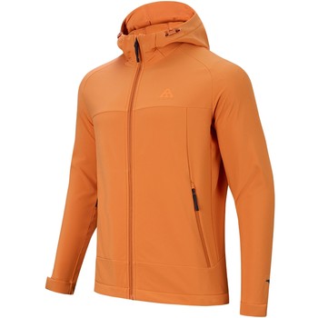 ANTA Water Shell Soft Shell Jacket 丨Woven Velvet Hooded Sports Jacket Men's Autumn Windproof and Splash-Repellent Water Clothing