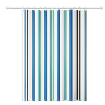 Waterproof and mildew-proof blackout shower curtain without punching holes