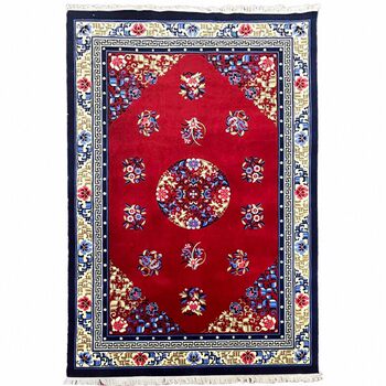Glueless living room kang blanket french retro wool carpet