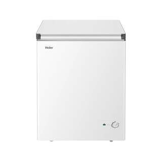 [换新补贴]海尔142升冰柜商用小型家用冷冻冰箱减霜两用冷柜