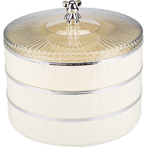 Morden Housewife Dry Fruits Pan Home Living Room Tea Table New Fruit Pan Nut Candy Box Snacks Placement Containing box