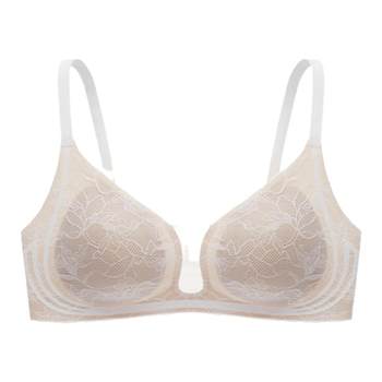 Ives flower sea push-up no wire bra soft support