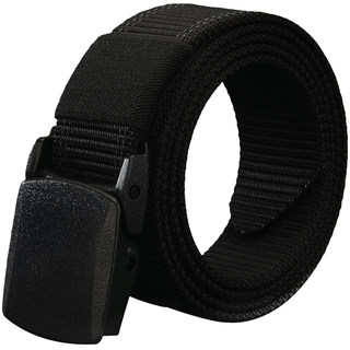 Percy and Outdoor Belts Men's and Women's Metal Free Youth Canvas Belt Fitness Tactical Smooth Buckle Nylon Belt