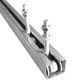 Industrial factory hanging rail channel steel load 450kg hanging wheel