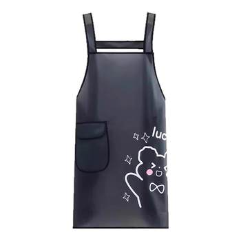 Sleeveless apron for catering aquatic kitchen cooking no-wash