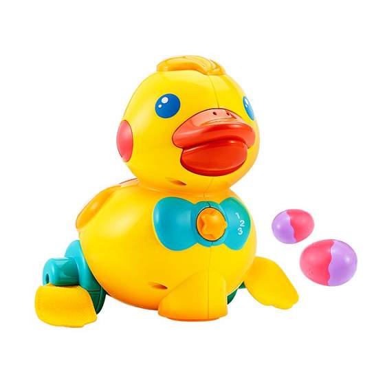 Aobali Duck Duck Babies Puzzle, Okan Ducky Duck Toys 6 months baby guidance to learn crawling artifact