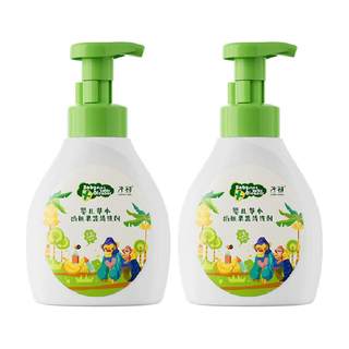 子初婴儿奶瓶清洁剂果蔬清洗剂儿童餐具玩具专用清洗液500ml*2瓶