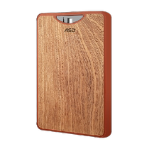 Aistar chopping board ebony solid wood chopping board natural whole wood thickened chopping board panel square mildew-proof 26cm