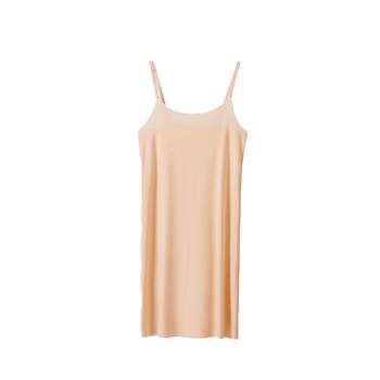 Ice silk suspender anti-exposure lining base suspender skirt for women