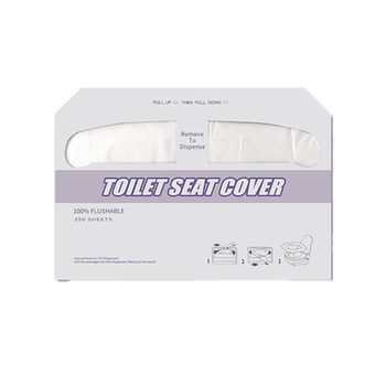 250 pieces portable water soluble disposable toilet seat