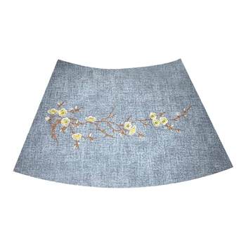 Placemat fan-shaped new chinese-style waterproof and oil-resistant leather round table