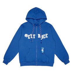 EYT couple sweater spring and autumn male and female students loose hoodie connecting cardigan jacket national tide brand insplix zipper top
