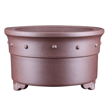 Wu huaming's miniature trumpet exquisite round drum nail purple sand basin