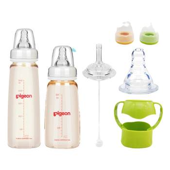 Universal pigeon standard mouth straw nipple bottle accessories