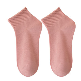 袜子女秋冬短袜新款爆款防臭中筒袜红色女士短款春秋运动女款棉袜