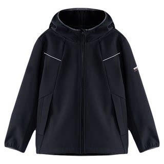 Nordsilan soft shell jacket for boys and girls, three-proof plus velvet jacket