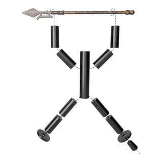 竹节人六年级手工教材豪华双人对战武器对战桌学生亲子玩具公开课