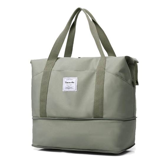 Large -capacity travel bag ladies short -distance business luggage bag sports fitness bag travel storage bag waiting to be produced bag