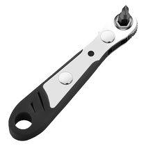 Green forest forward and reverse ratchet screwdriver right-angle elbow corner multi-function wrench cross one-word short bit set