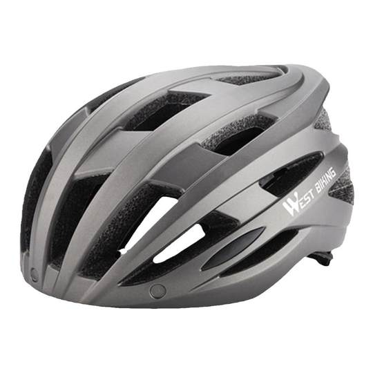 西骑者自行车带风镜一体成型头盔山地公路车带尾灯头盔骑行装备