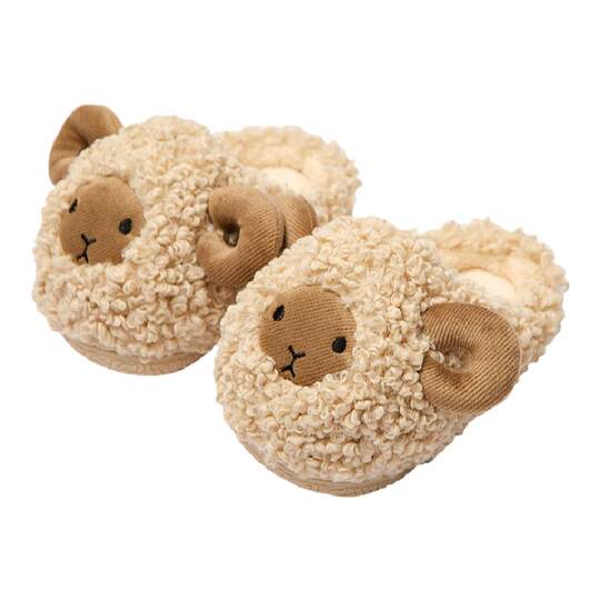 Children's cotton slippers baby indoor home furry winter