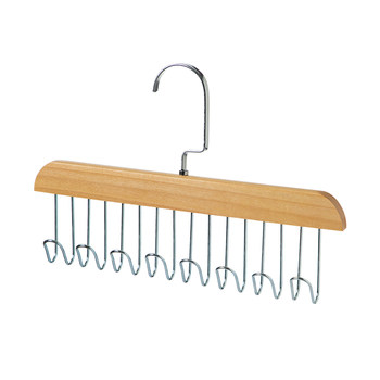 Sling hanger wooden underwear scarf rack wavy clothes rack